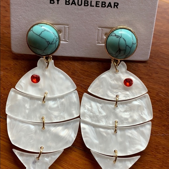 Nautical fish earring NWT - Picture 2 of 2